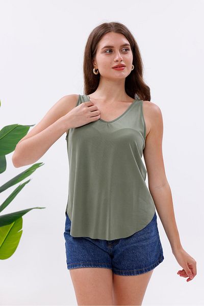 Pulli Collection Lycra Modal Fabric V-Neck Undershirt