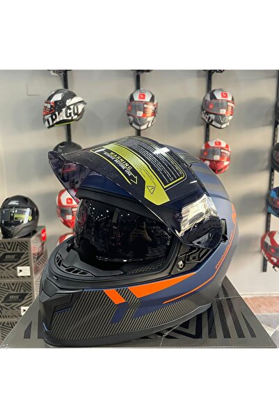 MTS M-910 Full Face Kask BLUE