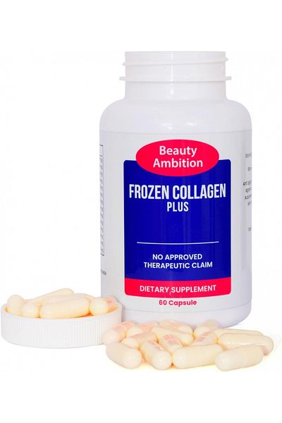 BEAUTY AMBITION Beauty Collagen Supplement for Anti-Aging and Skin Whitening Pills - 60 Capsules