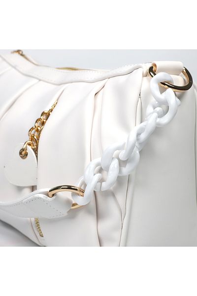 GUONN Serano Chain Detailed Shoulder Bag