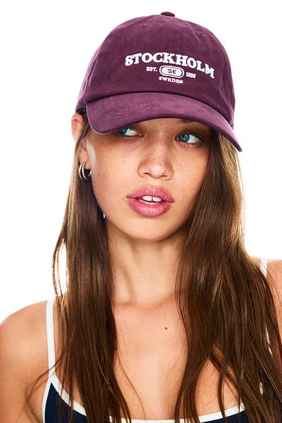 Bershka Embroidered cap