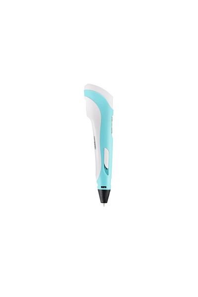 OEM 3D Printer Pen, LCD Display, PLA/ABS Filament 1.75 mm, White/Blue