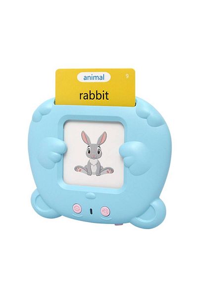 dalimag Educational Toy for Kids, Card Reader + 112 Cards, Learn English Easily, Maxlife, Blue