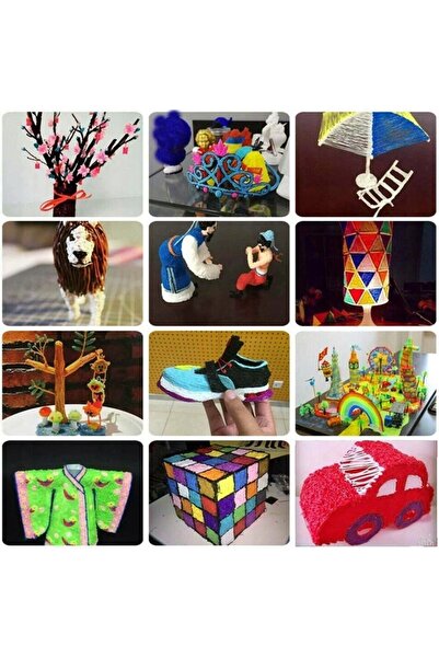 dalimag Set 3D Pen XMaster with Cartridges, Templates, Yellow