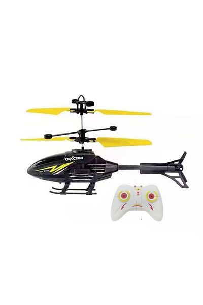 dalimag Mixbo Induction Helicopter with Remote or Touch Control, Gyroscopic System, USB Charging, Age 14+, B