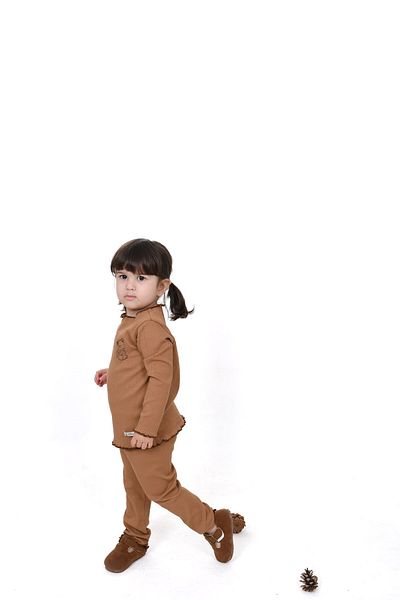 Enhitbaby Teddy Bear Embroidered Corded Seasonal Suit