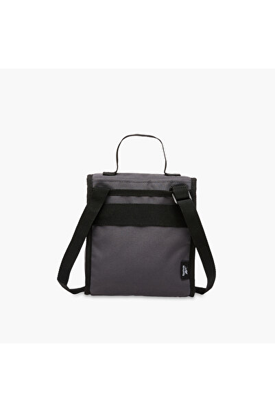 Reebok Stam Logo Print Lunch Bag with Adjustable Strap