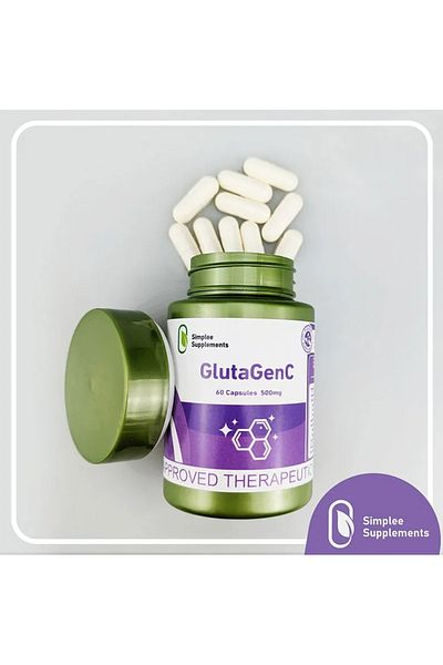 simplee Supplement GlutaGenC 60 Capsules 500mg