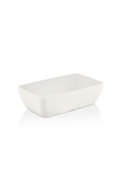 Raki Universal melamine tray GN 1/4 265x162x75mm, RAKI, rectangular, white