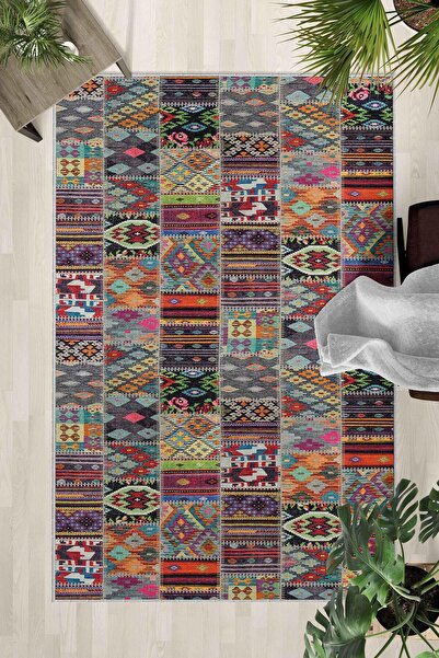 Monnhein سجادة قابلة للغسل بقاعدة مضادة للانزلاق – سجادة طباعة رقمية حديثة لل...