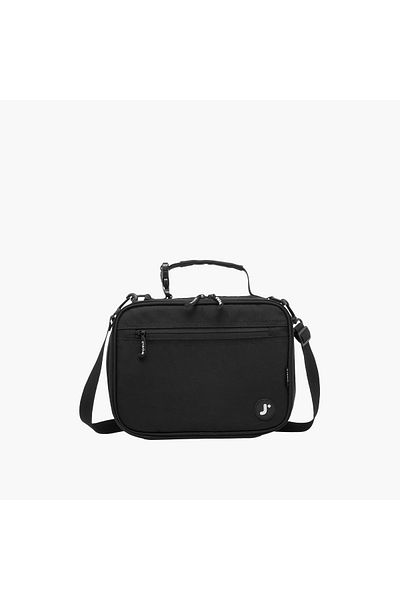 J World Solid Lunch Bag with Adjustable Strap and Zip Closure