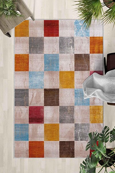 Monnhein Protivklizni đon Perivo Tepih – Modern Digitalna štampa Tepih za kuh...