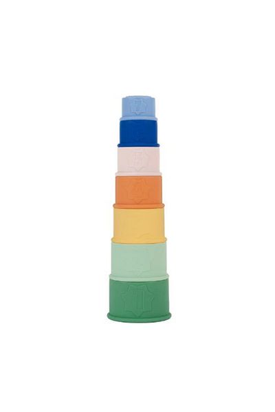 Badabulle Set of 7 stackable Badabulle bath toys