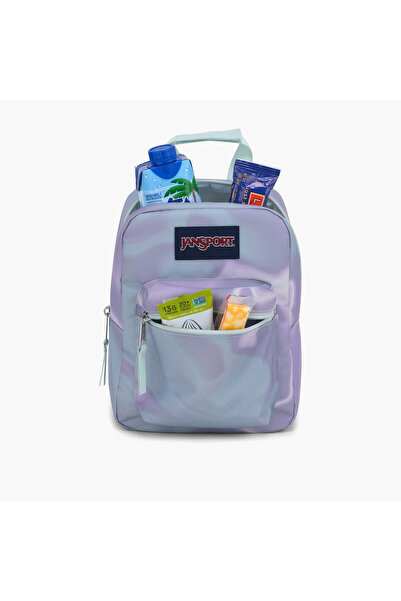 Jansport All-Over Printed Lunch Bag with Zip Closure