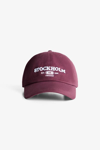 Bershka Embroidered cap