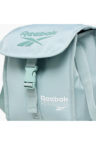 Reebok Logo Print Lunch Bag with Zip Closure