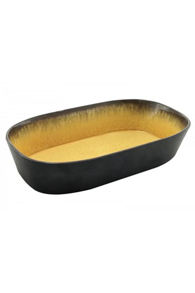 Raki Melamine gastronorm tray RAKI CAPSULE 1/4 26.5x16.2x6.5cm yellow