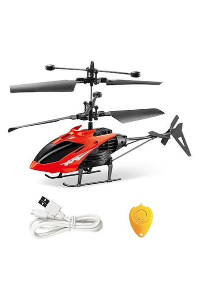 OEM Remote Controlled Helicopter with Motion Sensor, LED Light, 3.7V Battery Capacity, Red