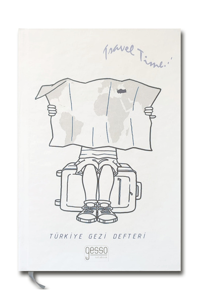 Gesso Notebook Türkiye Gezi Defteri Sert Kapak (15x21cm)
