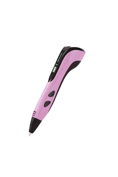 OEM 3D Pen Set with LED Display, Pink, Multicolor PLA Filament and Power Cable