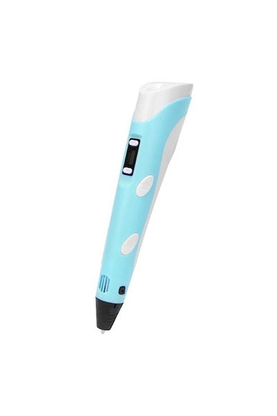 Toy 3D Printing Pen, LED Display, Blue