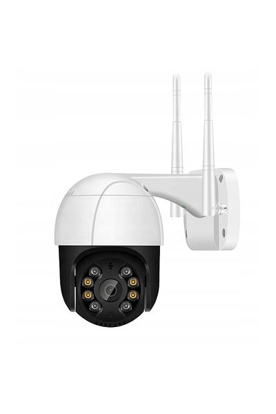 OnShop Camera de supraveghere WIFI, 2MP, exterior/interior, Full HD, 4X zoom, rotire, leduri lumina, comuni