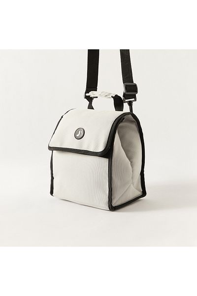 J World Flap Front Lunch Bag with Handle and Adjustable Strap - 3-Year Warranty
