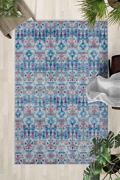 Monnhein سجادة قابلة للغسل بقاعدة مضادة للانزلاق – سجادة طباعة رقمية حديثة لل...