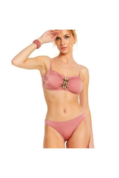 Argento 01-1234-1080 Women's Strapless Bikini