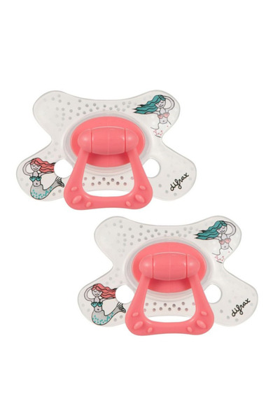 Difrax Set 2 suzete, Difrax, +6 luni, Mica Sirena