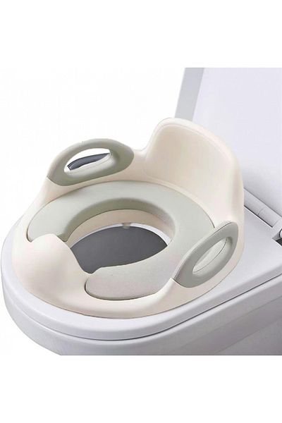 BEAUTY AMBITION Potty Training Seat for Kids Boys Girls - for Round and Oval Toilets White