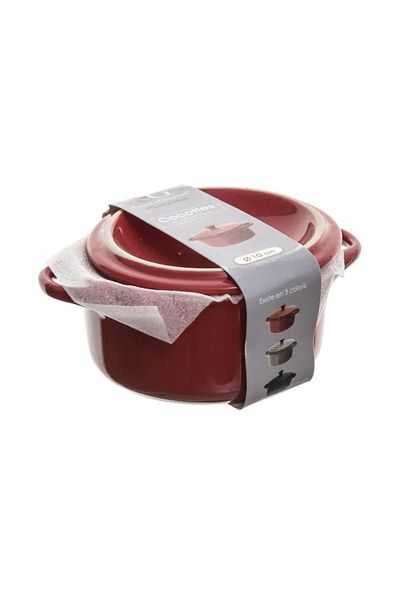 Secret de Gourmet Baking tray with handles, 5five Simply Smart, Ceramic, 10cm, Red