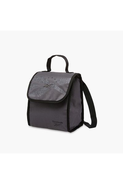 Reebok Stam Logo Print Lunch Bag with Adjustable Strap