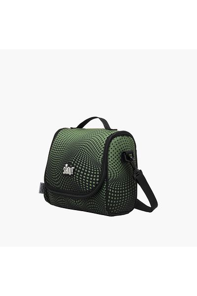 Shout Printed Lunch Bag with Zip Closure
