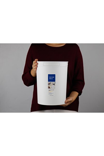 ORCHID SUPERLOCK ROUND PLASTIC DUST BIN 10 L WHITE