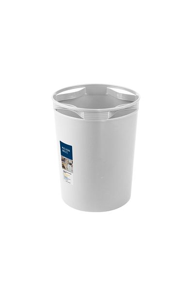 ORCHID SUPERLOCK ROUND PLASTIC DUST BIN 10 L WHITE