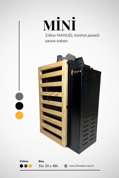 FİNNMAX 3,6KW MİNİ - FİNNMAX SAUNA SOBASI