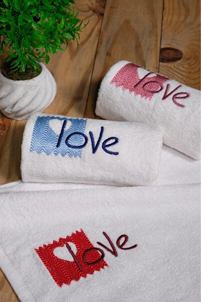 asev tekstil منشفة مطبخ مخملية 30×50 سم مكونة من 3 قطع |   منشفة اليد |   مجم...