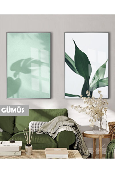 Harikabirev HARİKABİREV | COMBINAT MODERN DE CULOARE VERDE FRUNZĂ-CAMEL | TAB...