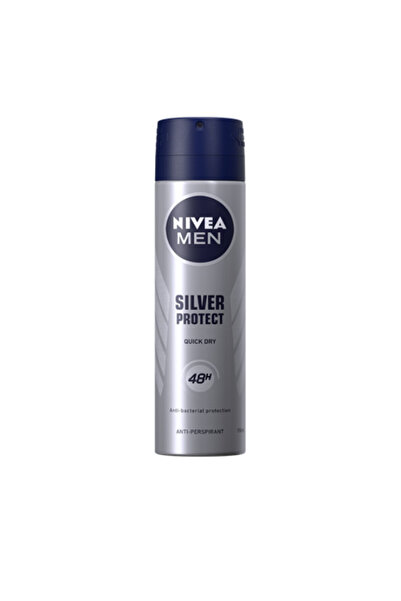 Nivea Men Deodorant spray antiperspirant NIVEA Men Silver Protect 48h Uscare rapidă 150ml