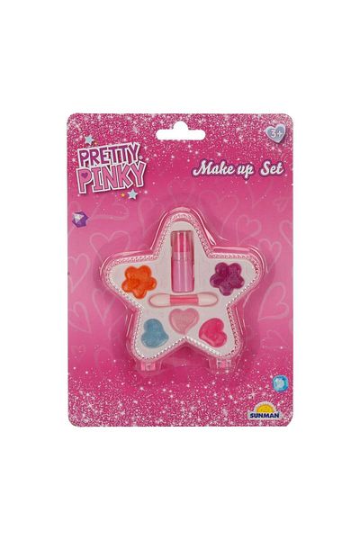 NillyToys 2594 مجموعة مكياج SUN-قابلة للتطبيق - على شكل نجمة/زهرة/قلب