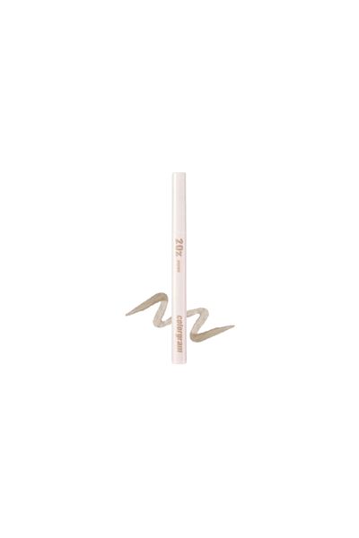 colorgram Shade Re-Forming Brush Liner #01 20% Brown 0.5 g - brown eyeliner in a pen