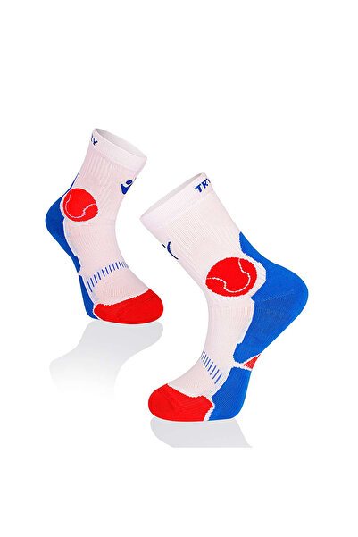 Try to Fly Κάλτσες Τένις Fusion Κόκκινες Λευκές Μπλε