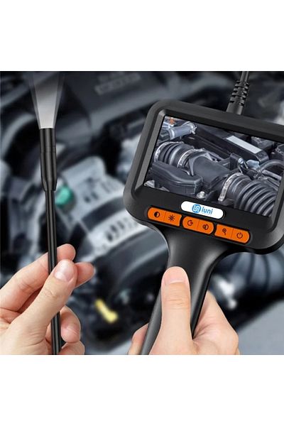 iUni Vc43-av Industrial Automotive Inspection Camera, 4.3" Ips Screen, Cable, 2m, 8 Leds, 8mm, Ip67
