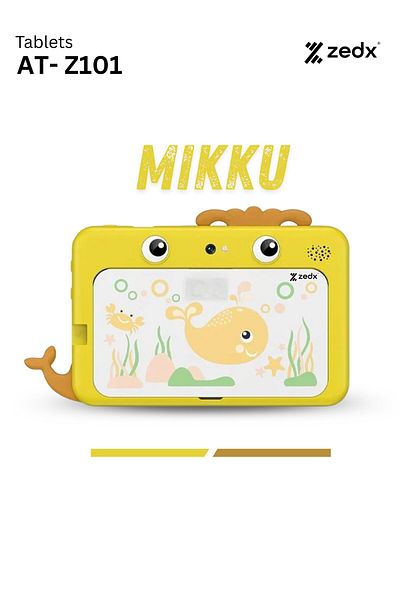 zed ZEDX AT-Z01 Wifi Kids Tablet 3000mAh battery Dual Camera