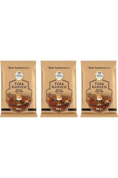 Osso 3-Pack Turkish Coffee (3X100=300 Gr)