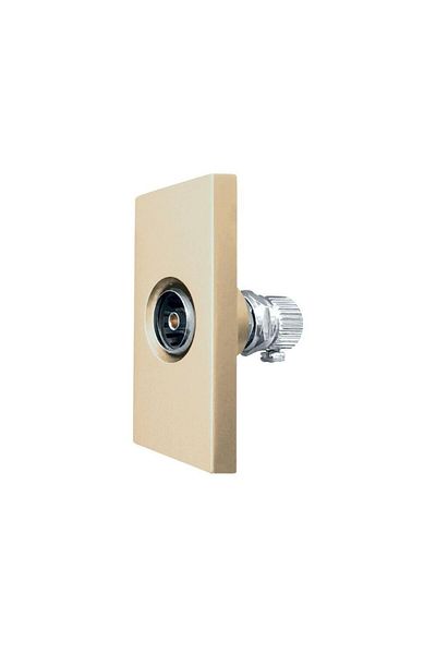 luxion LUXION 1M TV Socket Module, Gold