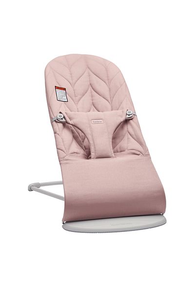 BabyBjörn BabyBjorn - Rocking chair made of quilted fabric with a delicate petal look, Bliss Dusty Pink