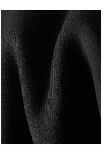 TONFİX LİFE ΜΠΡΟΣΤΑ ΒΑΦΕΙΤΑΙ Μαύρο Γυναικείο Φαρδύ Φούτερ Φούτερ Ελαστικό Άνετο Φαρδύ Κομμένο Φούτερ TONFİX