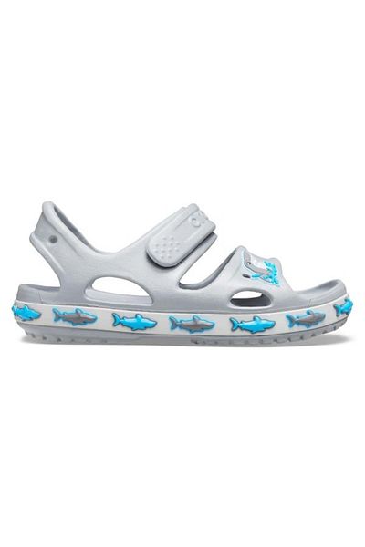 Crocs Sandale Crocs Fun Lab Shark Band Sandal B 19-20 EU - C4 US Gri - Light Grey